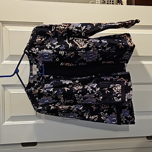 Loft Multi color exquisitely detailed jacket/blazer. Flowers and bird print. - Picture 1 of 7